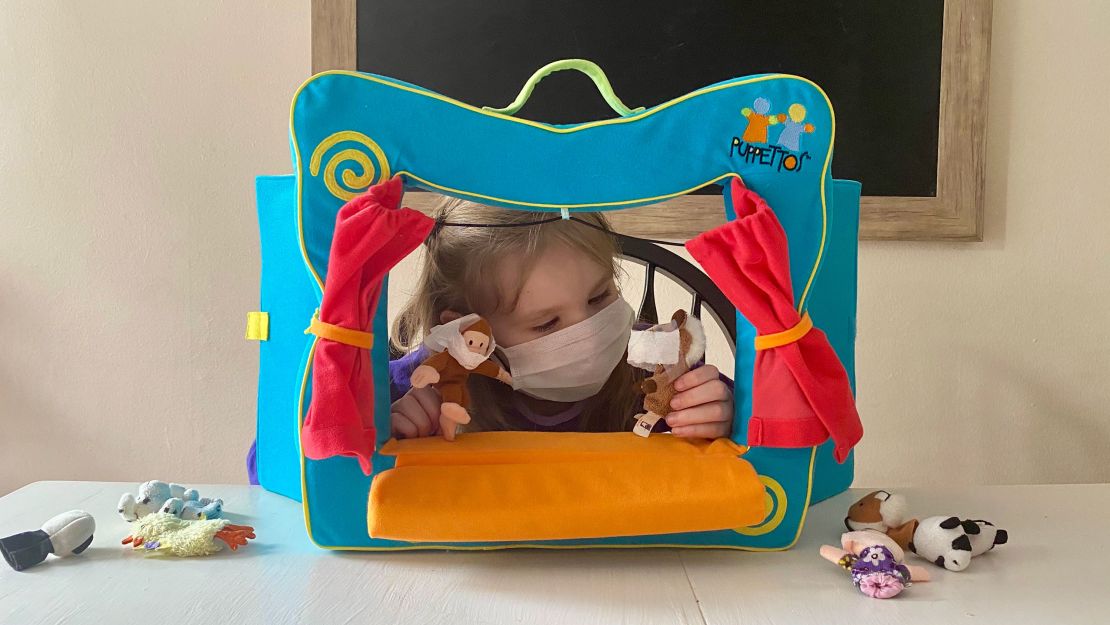 Playing pretend is a natural childhood tendency that helps release stress.