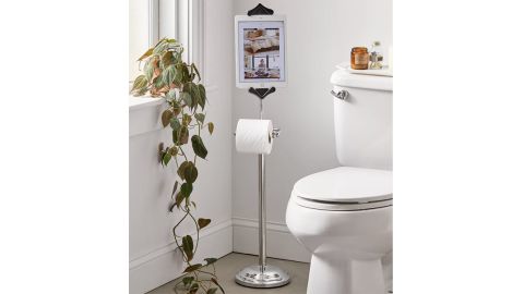 Toilet Paper Holder Tablet Stand