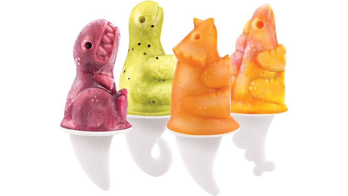 Ice Pop Molds 2 Pack Easy Release Ice Cream Mold,Fun Popsicles Molds  Silicone Reusable Cartoon Animal Cute Ice Molds for Kids with Cover with 12