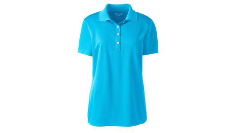 Women's Short Sleeve Solid Active Polo