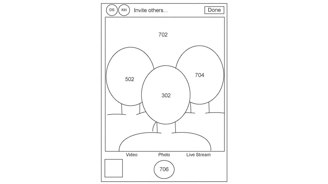 A diagram from the patent filing showing how the software would work.