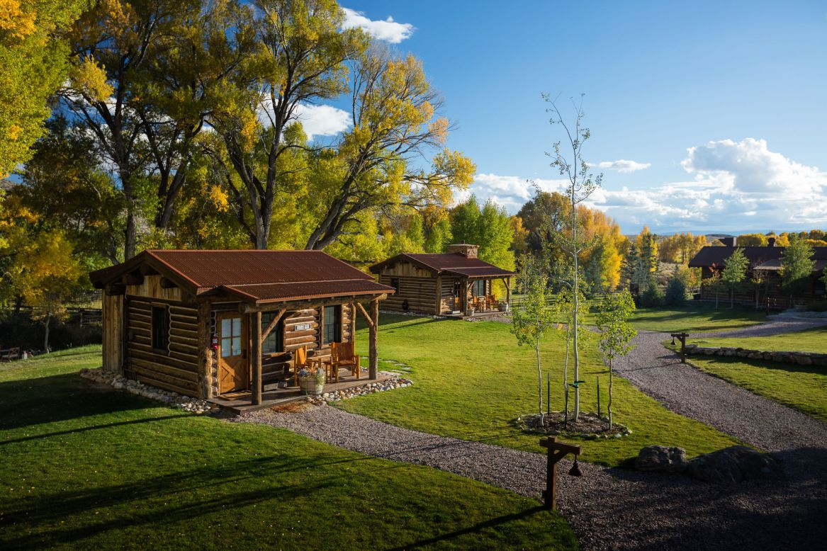 <strong>Cabin life: </strong>Accommodations include nine historically restored cabins, of varying sizes.