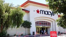 SANTA CLARITA, CALIFORNIA - MAY 21: Macy's at Valencia Town Center Mall opens for curbside pickup service during COVID-19 outbreak on May 21, 2020 in Santa Clarita, California. The coronavirus (COVID-19) pandemic worldwide has claimed over 180,000 lives and infected over 2.5 million people. (Photo by Robin L Marshall/Getty Images)