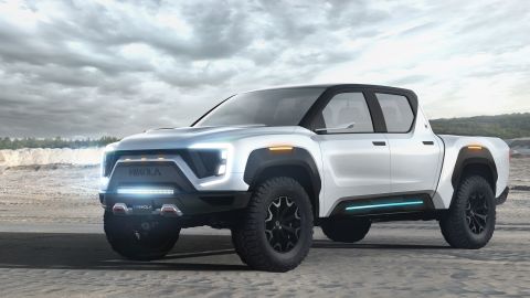 The Nikola Badger aims to compete with electric trucks from Tesla and others.