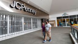 A couple walks past the JC Penney department store inside the Solano Town Center mall amid lifting of coronavirus restrictions during phase two in Fairfield, California, USA, 28 May 2020. Shoppers were allowed in retail stores with safety regulations and social distancing practices to prevent the spread of the coronavirus. Most of the major retail stores remained closed.
Daily life in California amid gradual lifting of coronavirus restrictions, Fairfield, USA - 28 May 2020