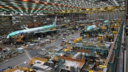 The production line of Boeing's Everett factory in Seattle, Washington, USA, 06 November 2019.
Boeing production line, Seattle, USA - 11 Nov 2019