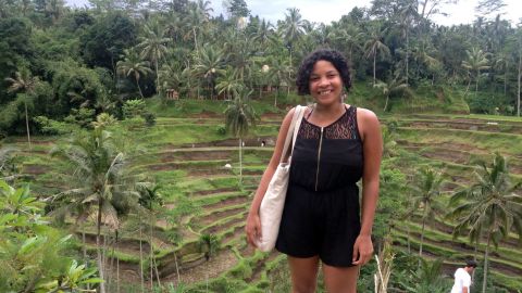 In 2017, Tamara traveled to Bali with a group of friends.