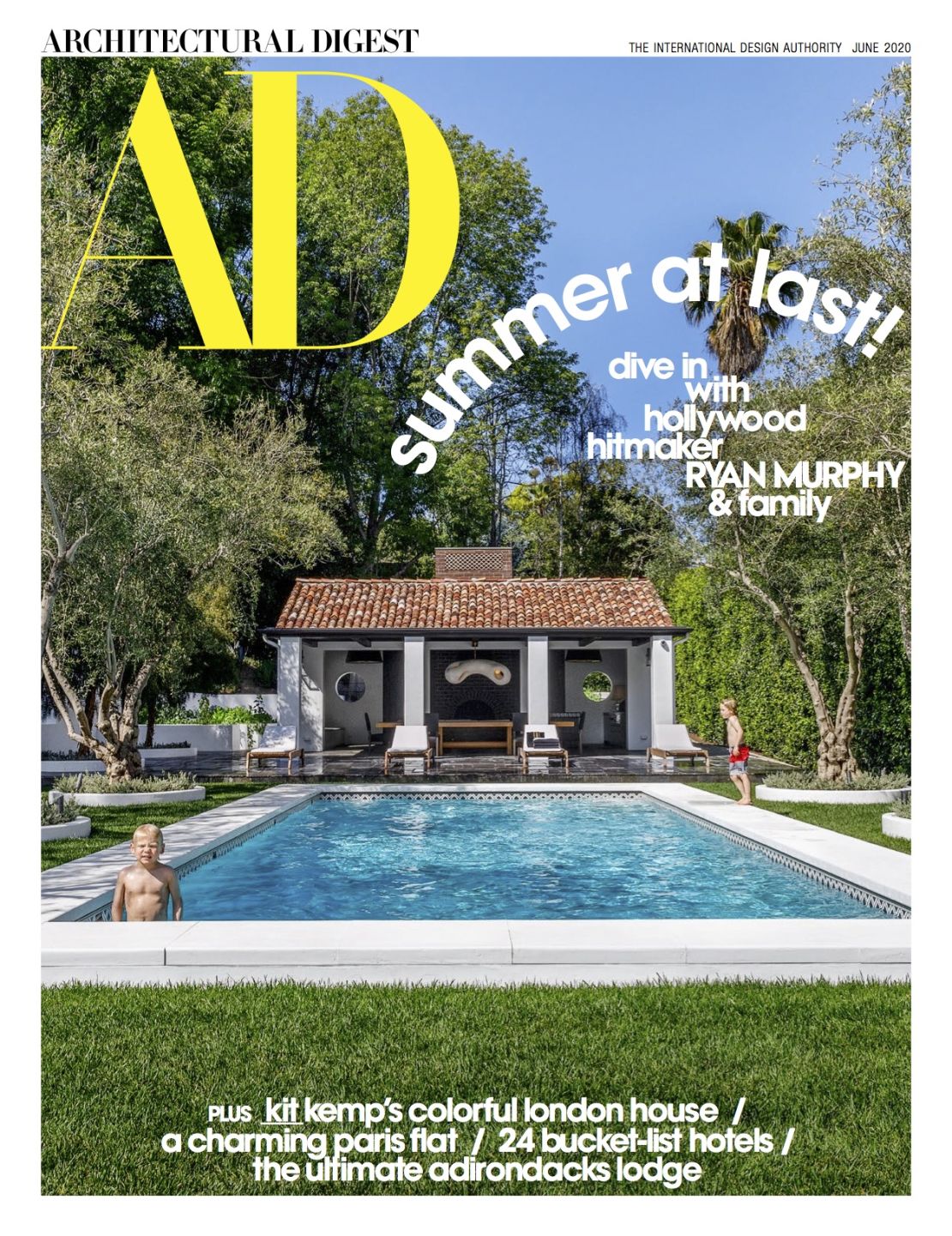 Architectural Digest June cover.