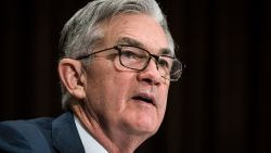 Federal Reserve Board Chairman Jerome Powell testifies during a hearing on "The Semiannual Monetary Policy Report to the Congress," in front of the Senate Banking, Housing and Urban Affairs Committee in the Dirksen Senate Office Building on February 12, 2020 in Washington, DC.