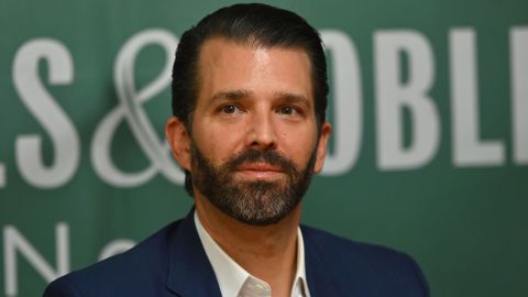 Donald Trump Jr. poses during an event in November 2019 in New York. 