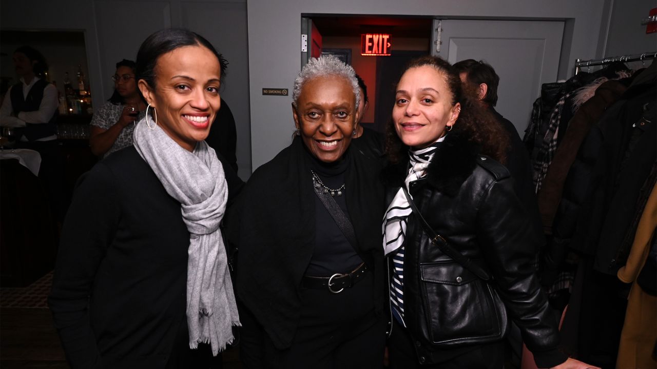 Samira Nasr, right, pictured at a screening of "Queen & Slim" in New York last year.