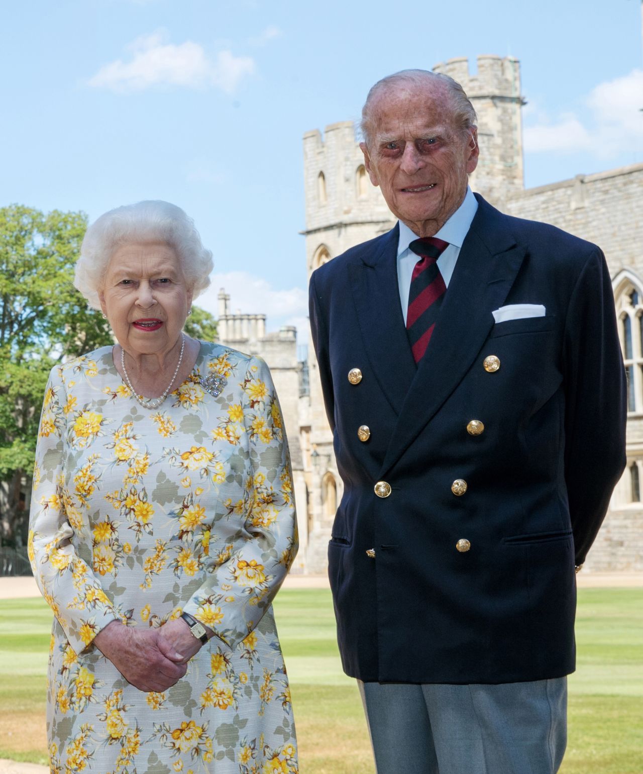 The Queen and Prince Philip pose for a photo in June 2020, ahead of Philip's 99th birthday.