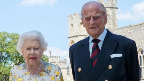 The Queen and Prince Philip pose for a photo in June 2020, ahead of Philip's 99th birthday.