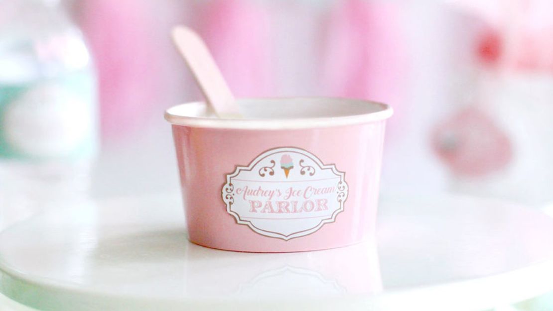 Prettiest Print Shop Ice Cream Parlor Stickers 