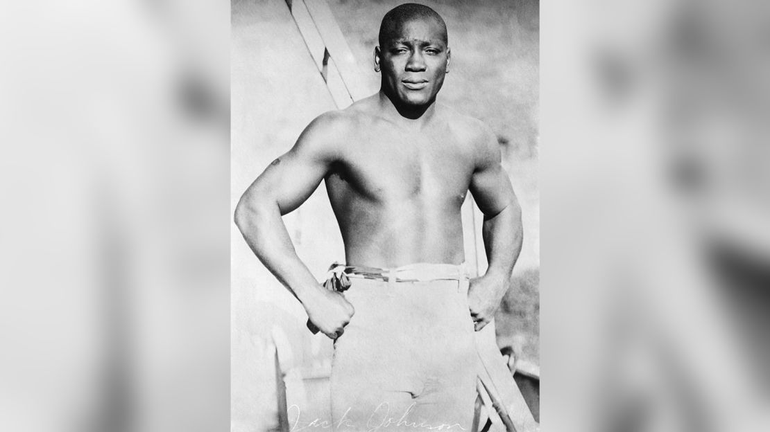 Johnson was the first African American to hold the world heavyweight boxing title when he beat Canadian Tommy Burns in Sydney, Australia.