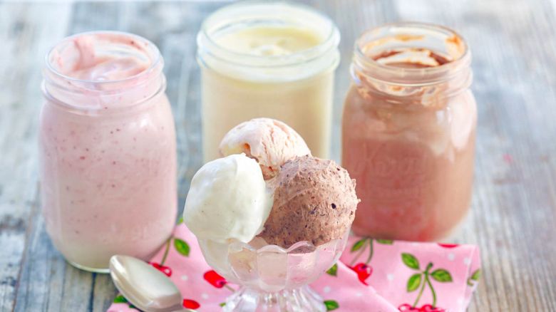 Gemma Stafford's mason jar ice cream 