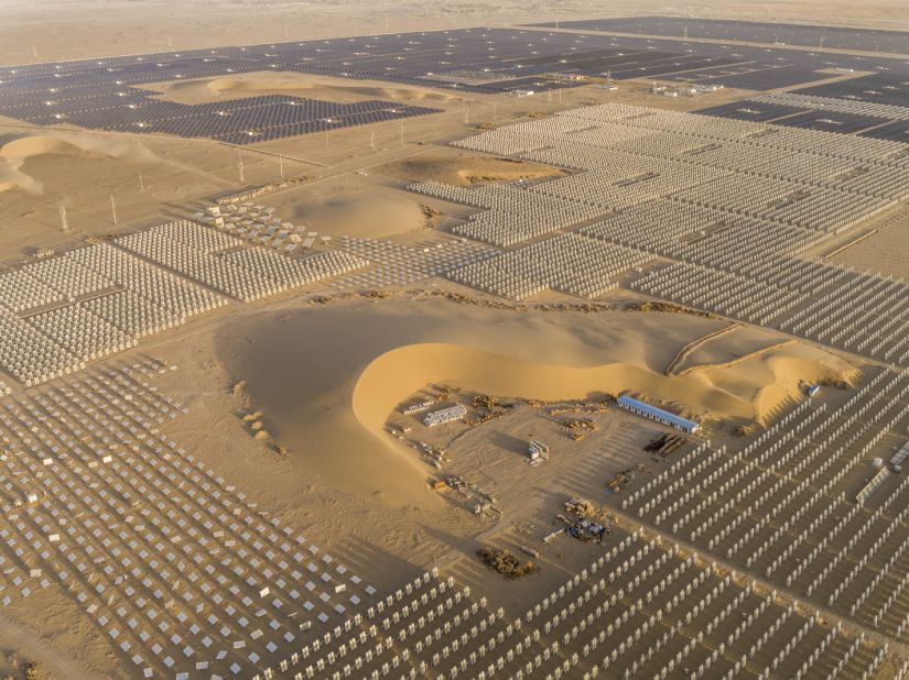 The Golmud Solar Park, in Qinghai province, northwestern China. The country has long relied on coal to meet its energy needs, but has made huge progress in developing solar projects. It has <a href="https://edition.cnn.com/2019/08/15/business/china-solar-electricity-scli-intl/index.html" target="_blank">pledged to invest 2.5 trillion yuan ($357 billion)</a> in renewable power generation — solar, wind, hydro and nuclear — from 2017 to 2020.