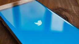 Twitter Android phone - stock