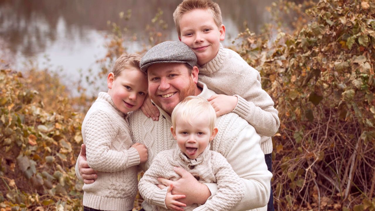 Aaron Gouveia, author of "Raising Boys to Be Good Men: A Parent's Guide to Bringing Up Happy Sons in a World Filled with Toxic Masculinity," is shown here with his sons.