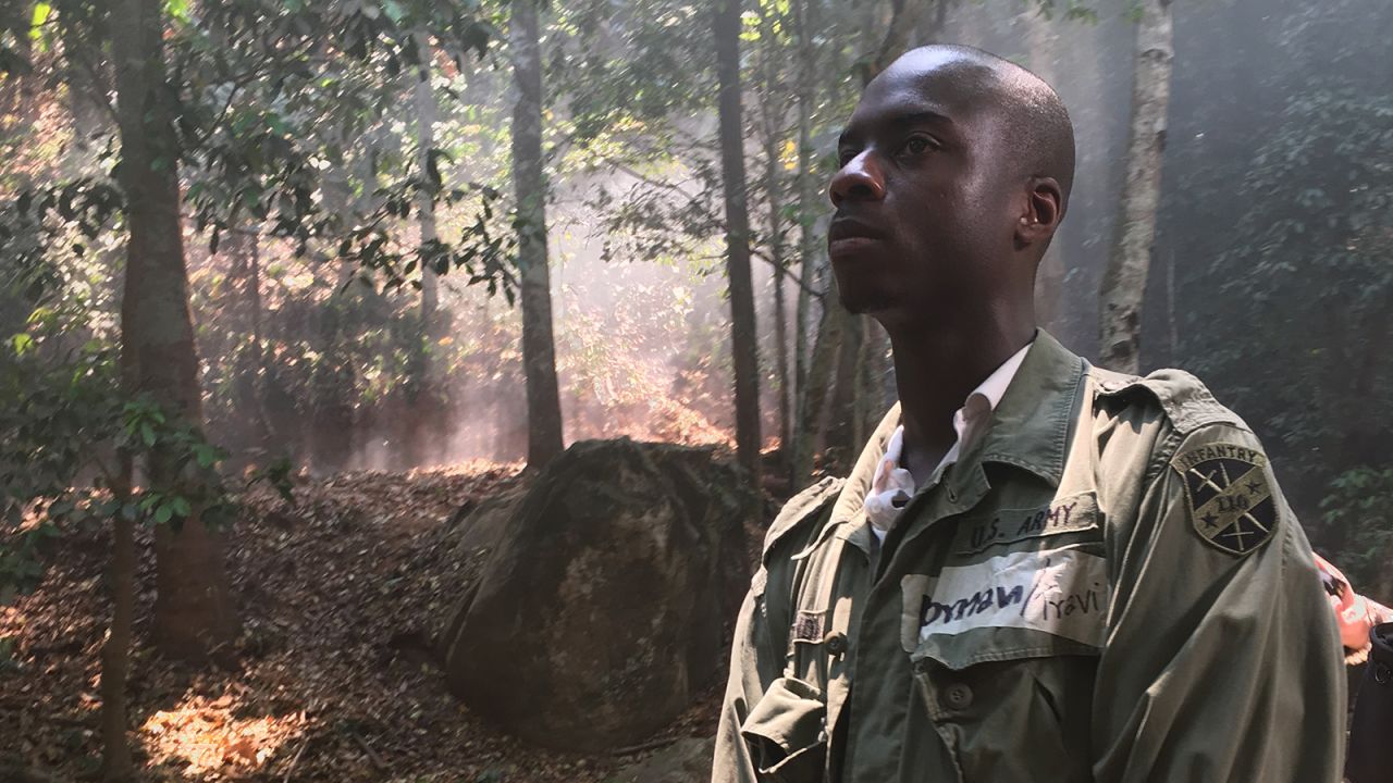 <strong>Filming at Doi Suthep National Park: </strong>A few days later, Levius received an email confirming his place as a film extra. He was also asked to be a stand-in -- essentially the off-camera version of a body double for lighting/camera placement -- for actor Chadwick Boseman.  