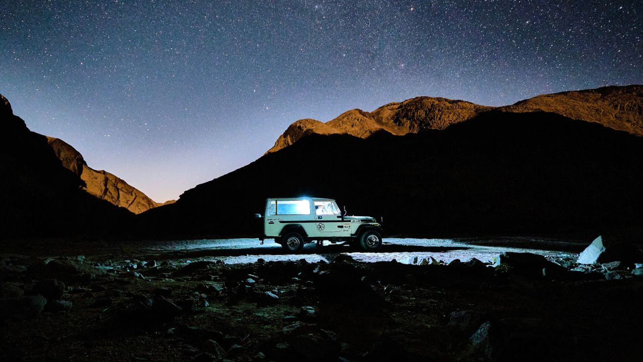 <strong>Star gazing: </strong>After spending the day climbing, some opt to camp overnight under the stars in the sandy valley.