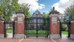 Van Wickle Gates on the campus of Brown University.