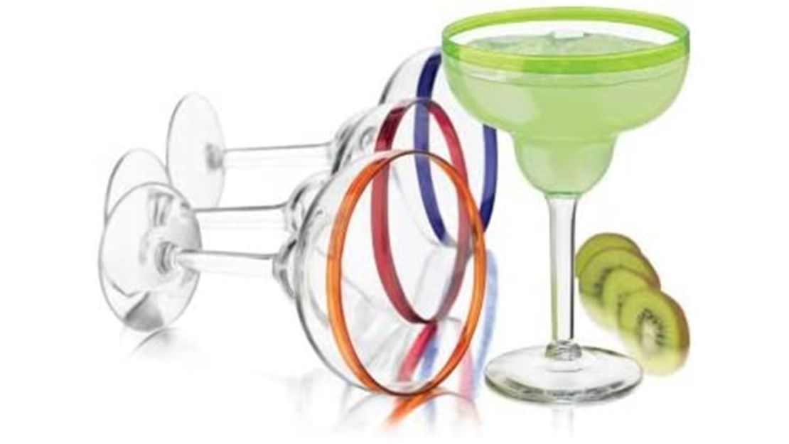 Libbey Colors Margarita Glass Set