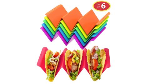 Colorful Taco Holder Stands Set of 6 