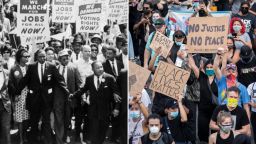 protests then and now SIGNS