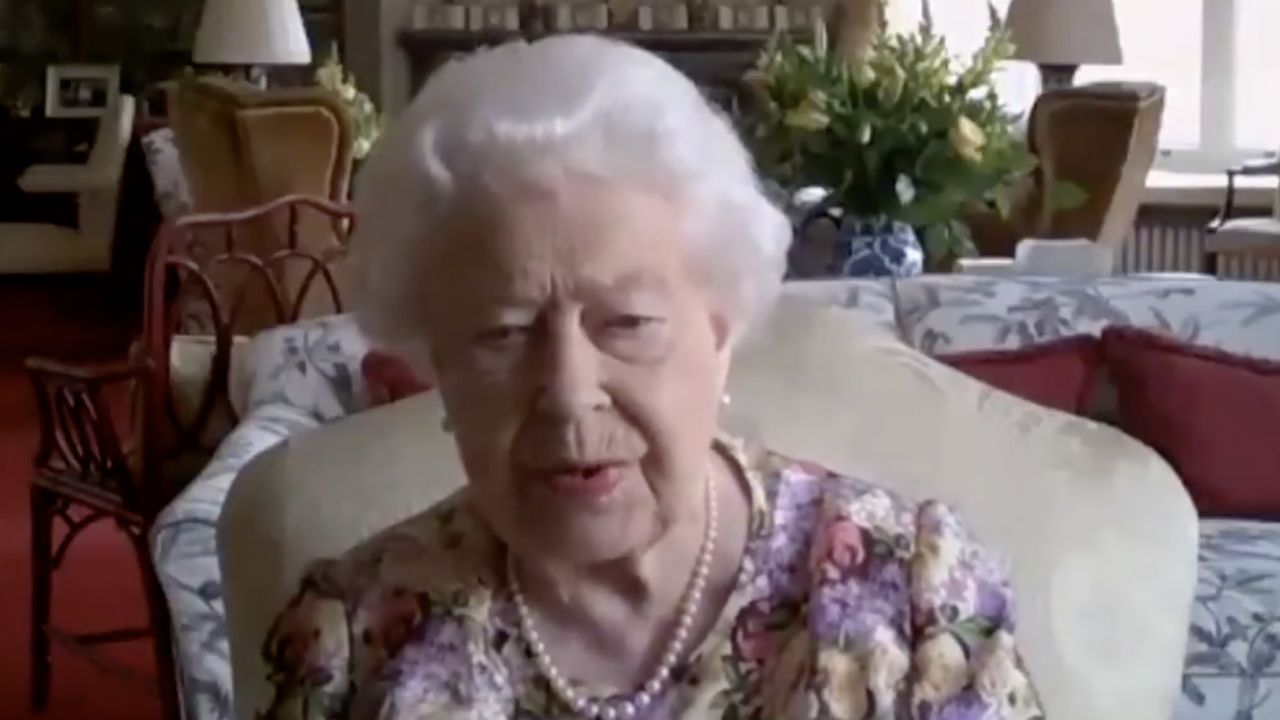 Queen Elizabeth II took part in the video conferencing call to mark Carers Week.