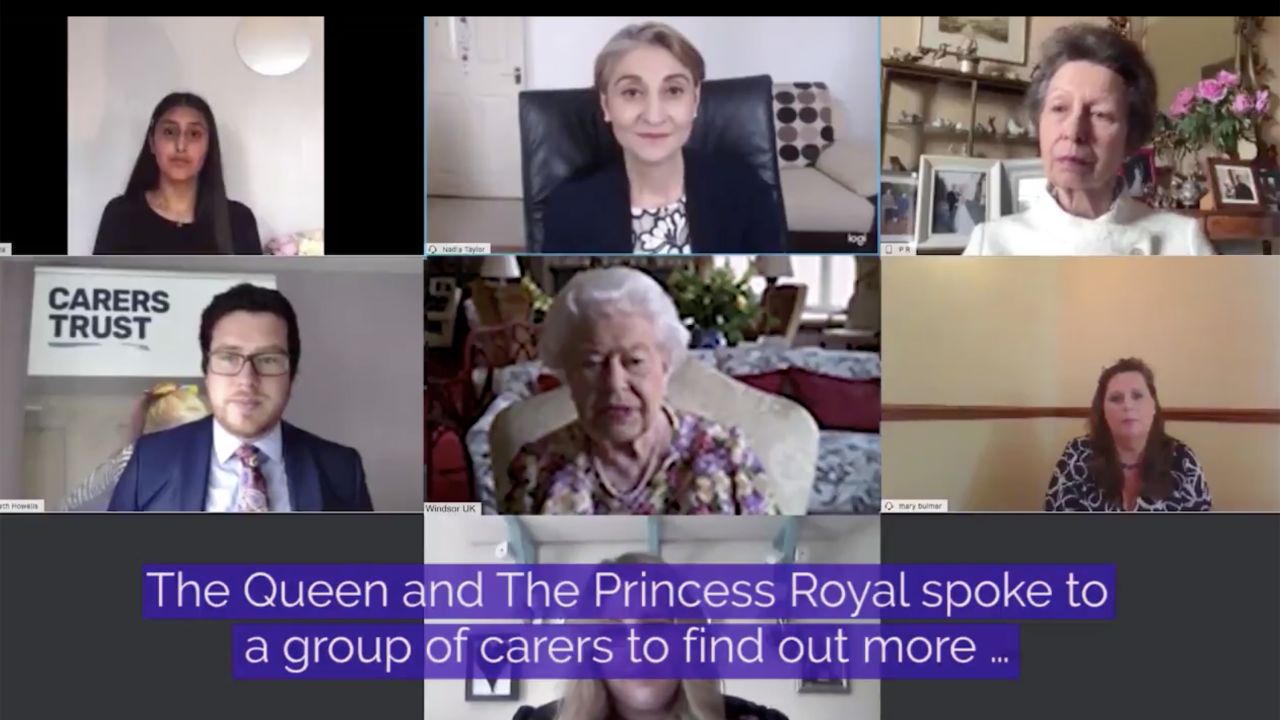 The Queen told the group she was "very impressed" by their achievements.