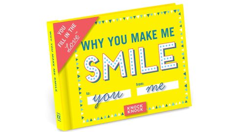 'Why You Make Me Smile' Fill-in-the-Blank Gift Journal 