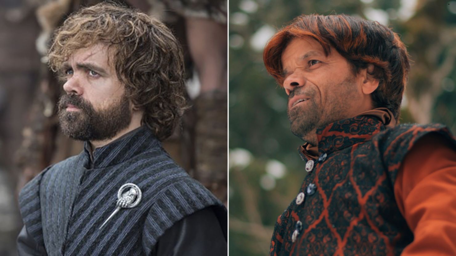 Tariq Mir (R) resembles American actor Peter Dinklage, who starred as Tyrion Lannister in Game of Thrones.