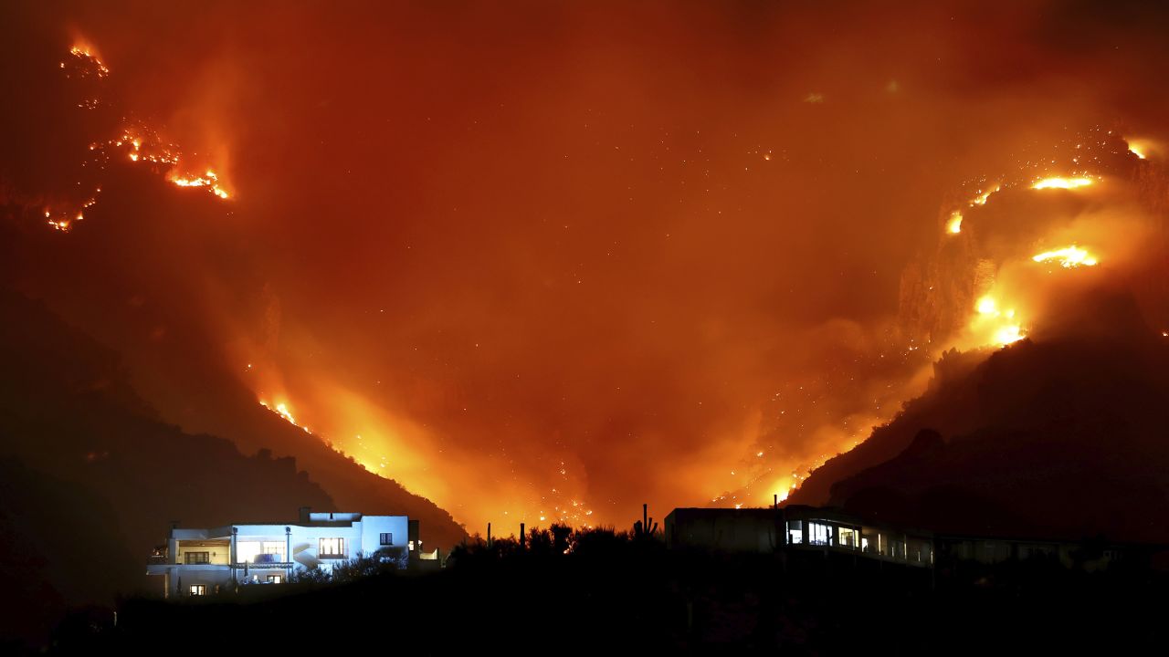 The Bighorn fire near Tucson has scorched more than 6,000 acres.