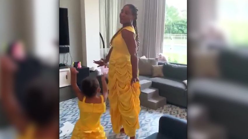 serena williams daughter dance princess dress mxp vpx_00000000