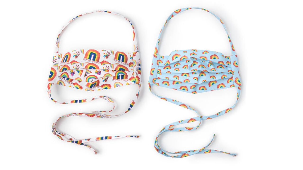 Rainbow Face Coverings, Set of 2