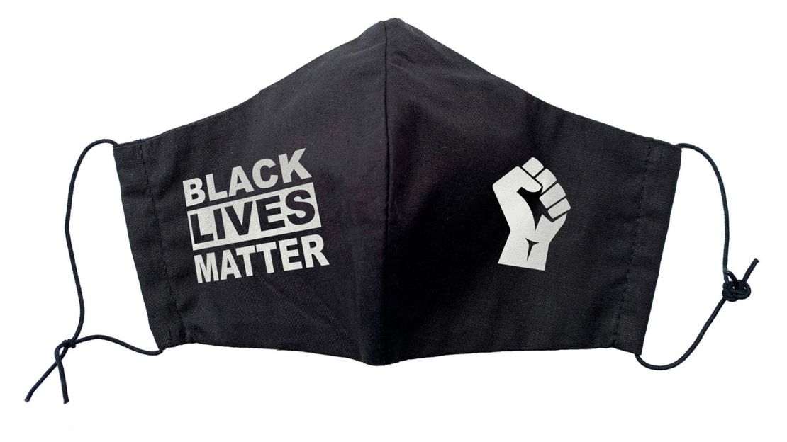 Cotton Face Masks Black Lives Matter with Filter Pocket