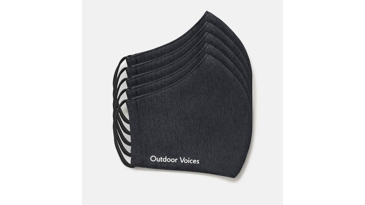 Outdoor Voices Face Mask, 5-Pack