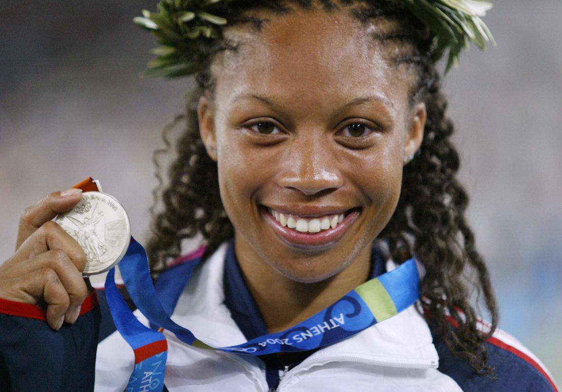 Allyson Felix was just 18 when she won her first Olympic medal, a silver in the Women's 200m at Athens 2004