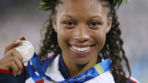 Allyson Felix was just 18 when she won her first Olympic medal, a silver in the Women's 200m at Athens 2004