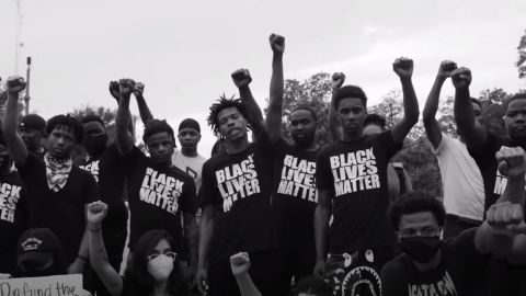 A screenshot from Lil Baby's "The Bigger Picture" music video.