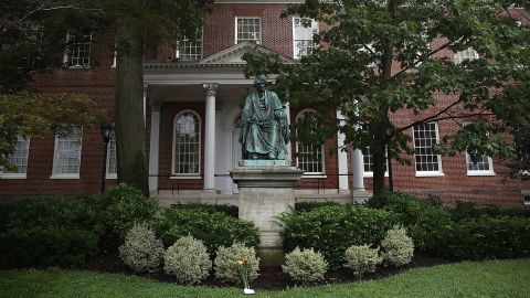 A statue of Roger Taney was removed from the Maryland State House in Annapolis in 2017. 