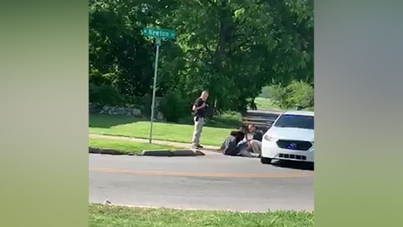 Tulsa police release body cam video of officers handcuffing black