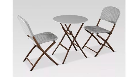 Threshold French Café 3-Piece Folding Patio Bistro Set