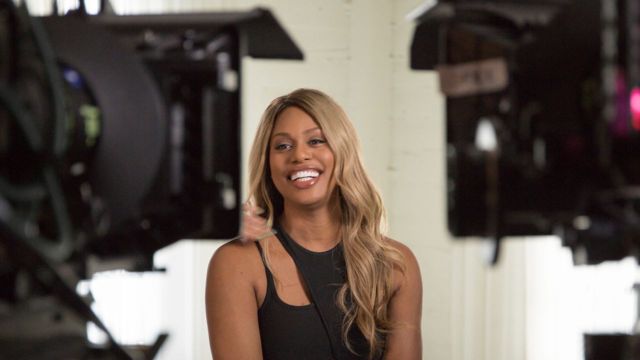 Laverne Cox interviewed in the Netflix documentary 'Disclosure.'