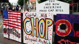 An six-block area of Seattle's Capitol Hill neighborhood has been claimed by demonstrators as the CHAZ or CHOP.