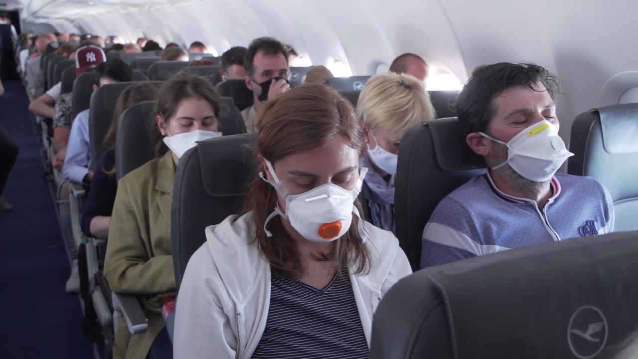 Mask wearing is becoming the new normal of air travel.