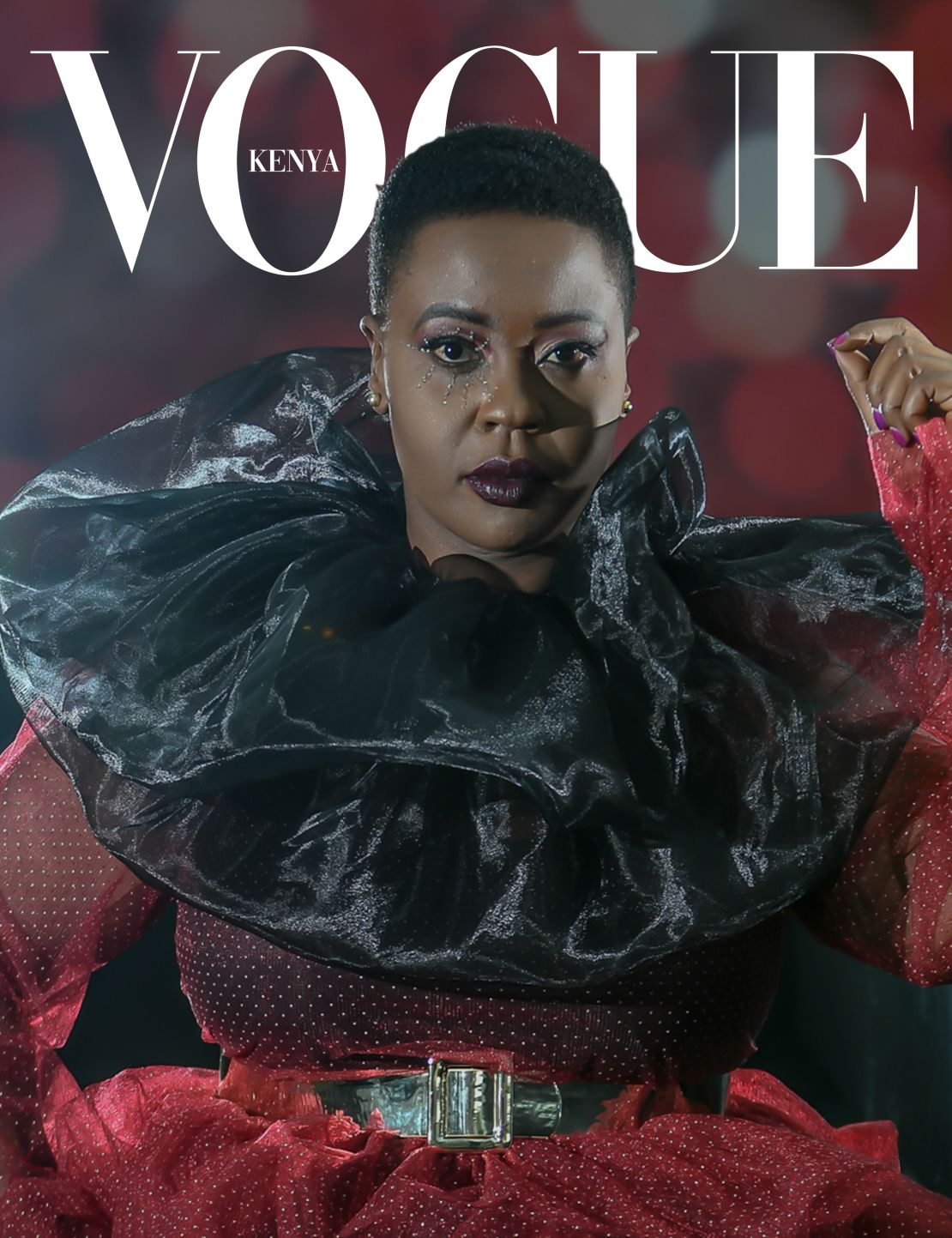 Nairobi-based media personality Kalekye Mumo participated in the #VogueChallenge. 