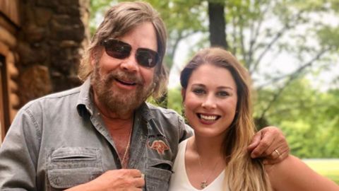 Katherine Williams-Dunning with her father, country singer Hank Williams Jr. Williams-Dunning died on Saturday in a car crash. 