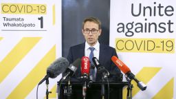  Director-General of Health Dr Ashley Bloomfield speaks to media during a press conference at the Ministry of Health on June 16 in Wellington, New Zealand.